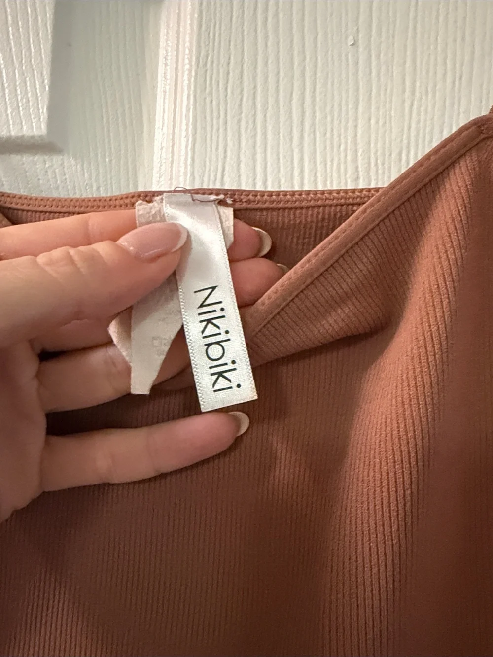 Nikibiki Rust Brown Slip Midi Dress - Picture 2 of 2